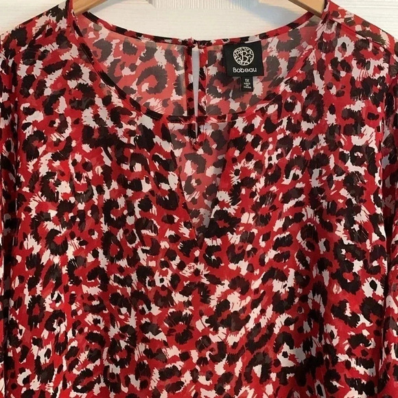 Red tunic 1X - Picture 2 of 10